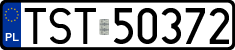 License plates of Poland, Regular car plates