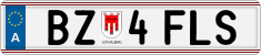 License plate of Austria, Regular plates