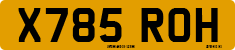 License plate of the United Kingdom, 1983 year system