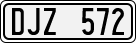 License plate of Sweden, Regular plates