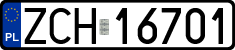 License plates of Poland, Regular car plates