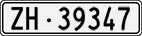 License plate of Switzerland, Cars