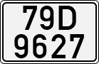 License plate of Vietnam, Cars