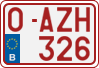 License plate of Belgium, Regular plates (2010)