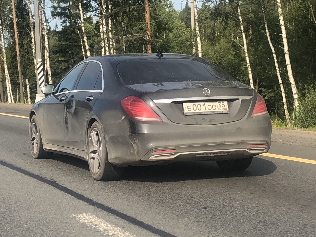 е 001 оо 35, Mercedes-Benz S-Klasse 8th gen Sedan (W222/V222), 2013–2020