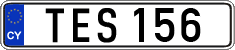 License plate of Cyprus, Regular plates