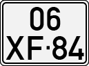 License plate of Portugal, Regular plates