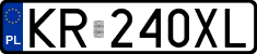 License plates of Poland, Regular car plates