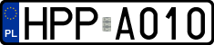 License plates of Poland, Authorities