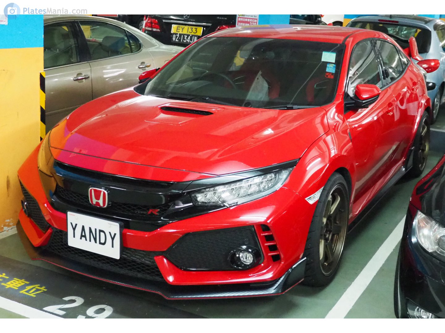 YANDY, Honda Civic 10th gen Hatch (FK), 2016–2022