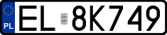 License plates of Poland, Regular car plates