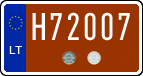 License plate of Lithuania, Oldtimers