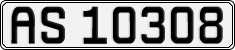 License plate of Norway, Cars