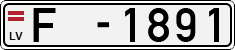 License plate of Latvia, Trailers