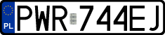 License plates of Poland, Regular car plates
