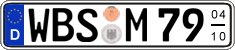 German license plate, Seasonal plates