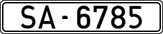 License plates of Spain, 1900 year series