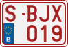 License plate of Belgium, Regular plates (2010)