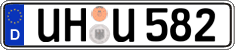 German license plate, Regular plates