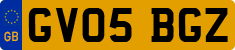 License plate of the United Kingdom, 2001 year system