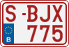 License plate of Belgium, Regular plates (2010)