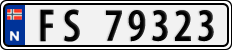 License plate of Norway, Cars