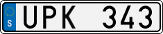 License plate of Sweden, Regular plates