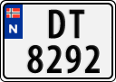 License plate of Norway, Trailers, motorcycles, special vehicles
