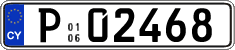 License plate of Cyprus, Trailers