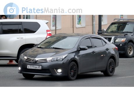 х777ва25, Toyota Corolla