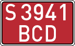 License plates of Spain, Specialty plates