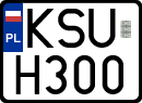 License plates of Poland, Regular car plates