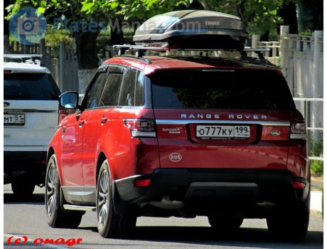 о777ку199, Land Rover Range Rover Sport