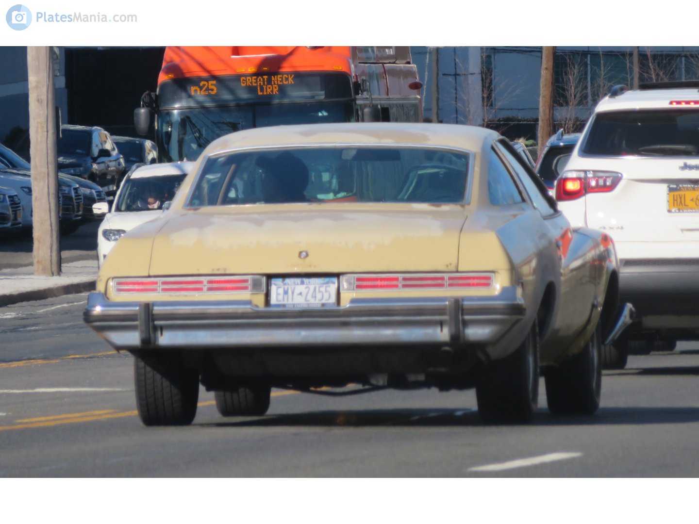 EMY-2455, Buick Century 3rd gen (Colonnade) 2-door Coupé (37; A-body), 2nd facelift, 1974–1975