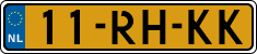 License plate of the Netherlands, Cars