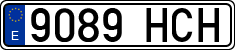 License plates of Spain, Ordinary (2000)