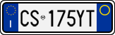 License plate of Italy, Cars (1994 year series)