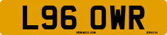 License plate of the United Kingdom, 1983 year system