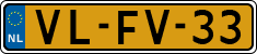 License plate of the Netherlands, Light Commercial Vehicles (1994 system)