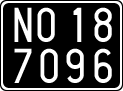 License plate of Italy, Cars (1927 year series)