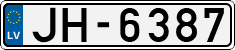 License plate of Latvia, Regular car plates