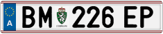 License plate of Austria, Regular plates