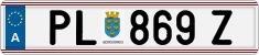 License plate of Austria, Regular plates