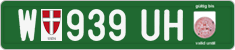 License plate of Austria, Export transit plates