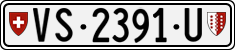 License plate of Switzerland, Dealer (with 