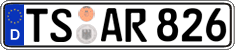 German license plate, Regular plates