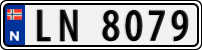 License plate of Norway, Trailers, motorcycles, special vehicles