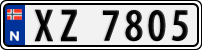 License plate of Norway, Trailers, motorcycles, special vehicles