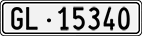 License plate of Switzerland, Cars