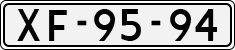License plate of the Netherlands, Commercial Vehicles (1951-1994 system)